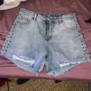 Studded shorts